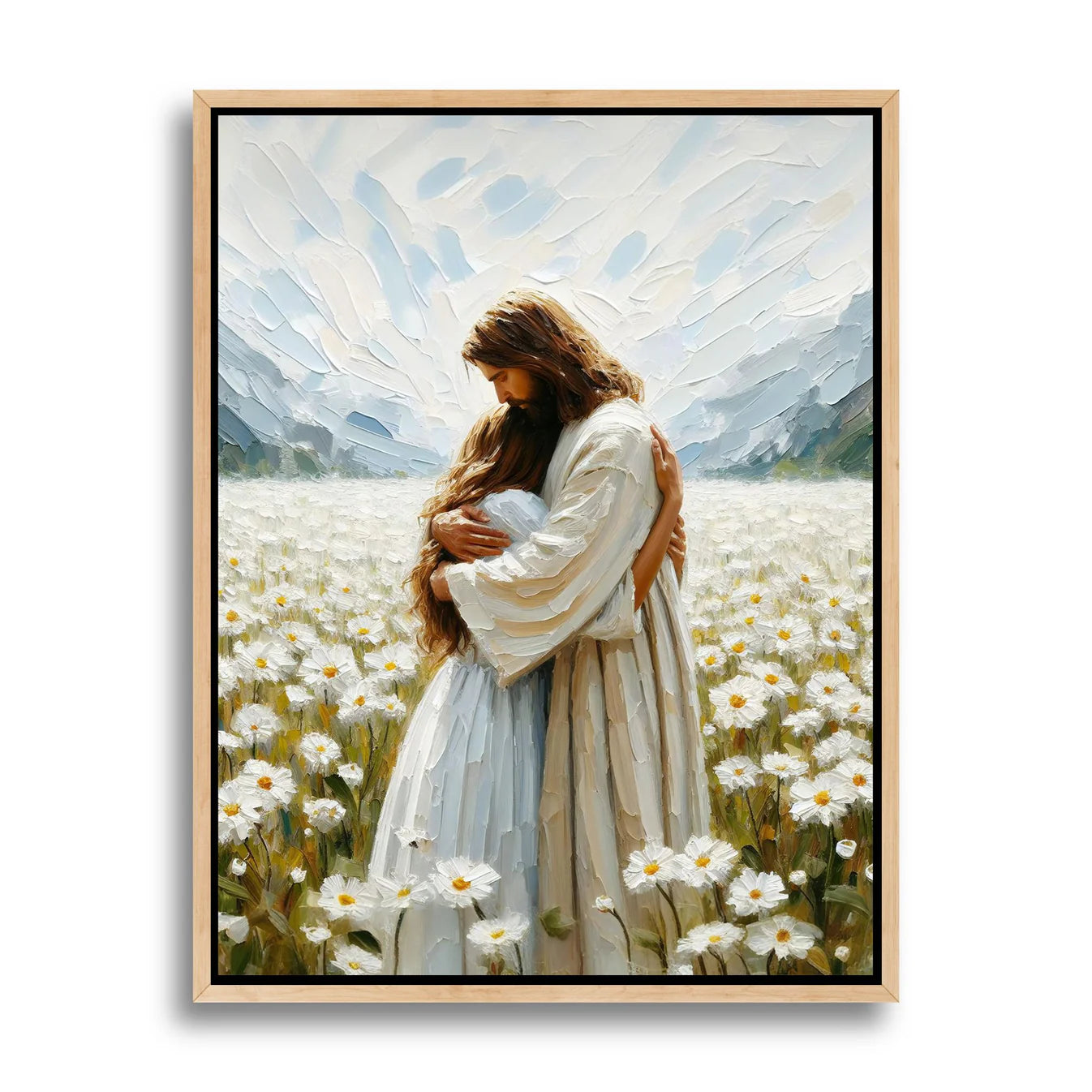 Jesus Hugging a Woman - Stilhaus-Hamburg