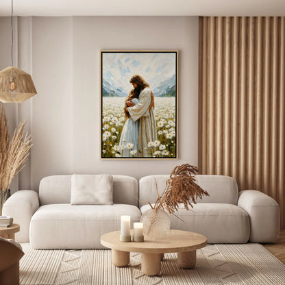 Jesus Hugging a Woman - Stilhaus-Hamburg