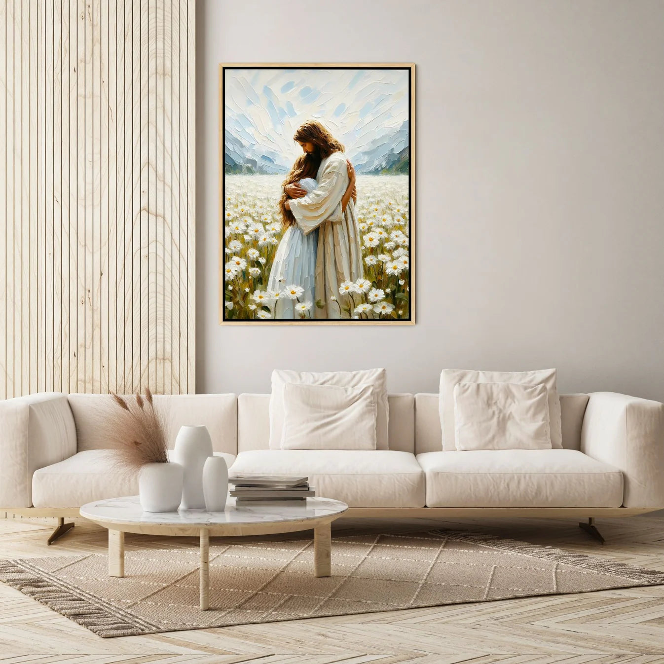 Jesus Hugging a Woman - Stilhaus-Hamburg