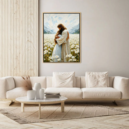 Jesus Hugging a Woman - Stilhaus-Hamburg