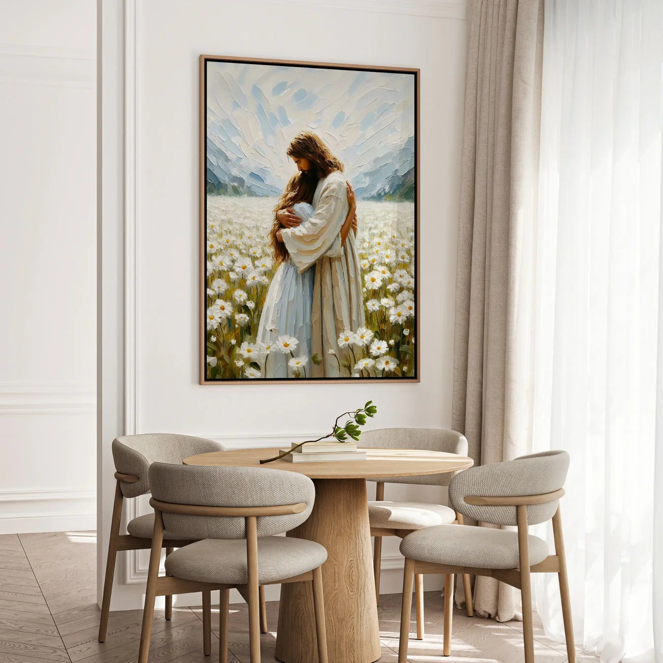 Jesus Hugging a Woman - Stilhaus-Hamburg